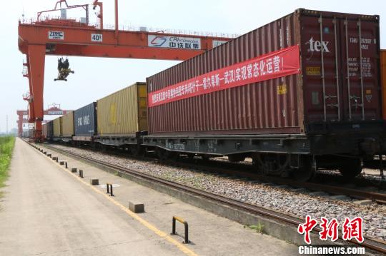 Han-Europe-Central Asia cotton yarn return special train starts normal operation